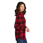 Port Authority Women's Plaid Flannel Tunic .