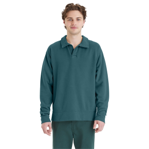 ComfortWash by Hanes Unisex Garment Dye Polo Collar Sweatshirt